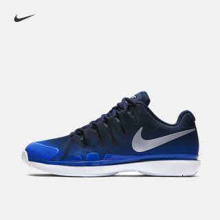 NIKE 耐克 ZOOM VAPOR 9.5 TOUR 男子网球鞋 39 深藏青蓝/金属银/赛车蓝/白/顶峰白