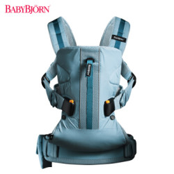 BABYBJORN One Outdoors系列 婴儿背带 蓝色