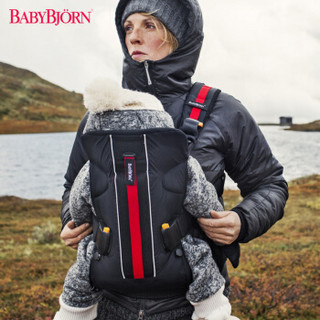 BABYBJORN One Outdoors系列 婴儿背带 蓝色