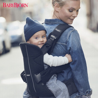 BABYBJORN one系列 婴儿背带 黑色