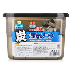 泡泡精灵 bubble 活性炭除湿盒500ml 干燥剂吸湿 防潮防霉剂 *2件