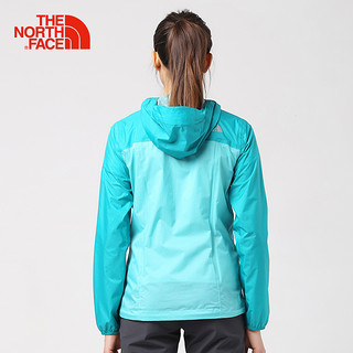 THE NORTH FACE 北面 CUV6 女款春秋轻薄可打包冲锋衣 K9D/绿色 XL 