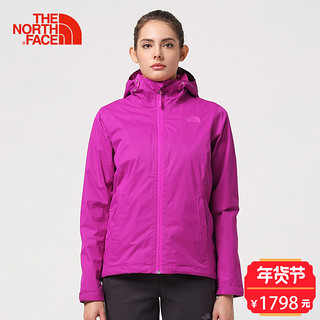 THE NORTH FACE 北面 CVF7 女款可脱卸抓绒三合一冲锋衣 GZD/粉红 S 