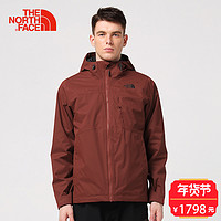 THE NORTH FACE 北面 2UC9 男款秋冬户外抓绒三合一冲锋衣 619/红色 S 