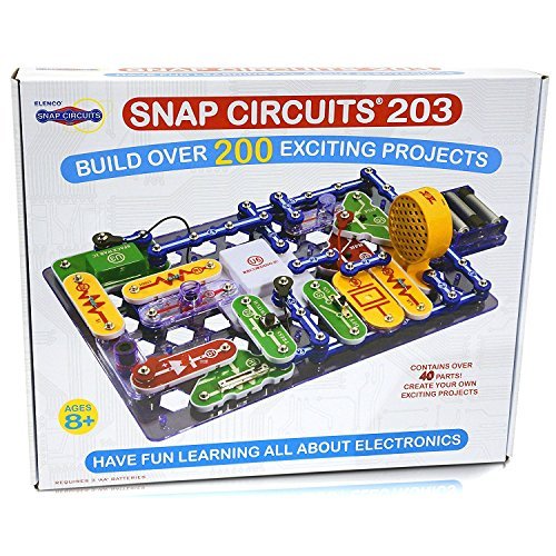 #剁主计划-北京#本站首晒#一套神奇的玩具：ELENCO 埃伦克 Snap Circuits 203 电路探索玩具套装 开箱