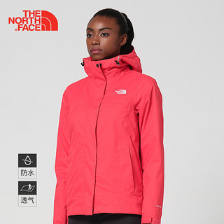 THE NORTH FACE 北面 3CGU 女款秋冬抓绒三合一冲锋衣 W8G/蓝色 L 