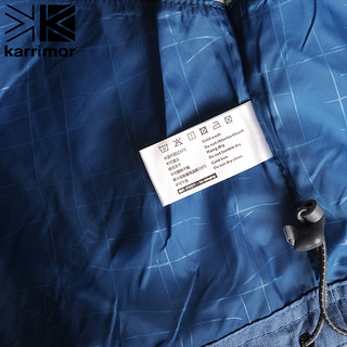 karrimor 凯瑞摩 KZBSM007 男款两层户外运动风衣 蔚蓝格子 XL 