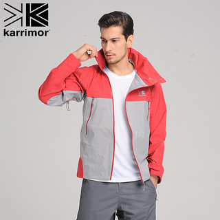karrimor 凯瑞摩 KZBSM003 男款三层透气保暖户外风衣 红色拼灰色 M 