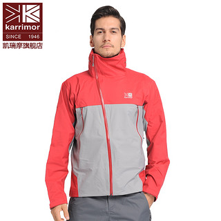 karrimor 凯瑞摩 KZBSM003 男款三层透气保暖户外风衣 红色拼灰色 2XL 