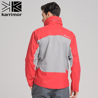 karrimor 凯瑞摩 KZBSM003 男款三层透气保暖户外风衣 红色拼灰色 2XL 