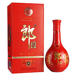 郎酒 红花郎 十年陈酿 53度 酱香型 500ml *2件