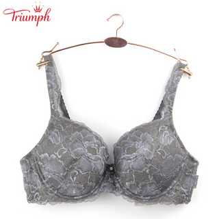 Triumph 黛安芬 10174990 女士蕾丝文胸 80B 深灰色 