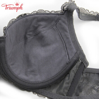 Triumph 黛安芬 10174990 女士蕾丝文胸 80B 深灰色 