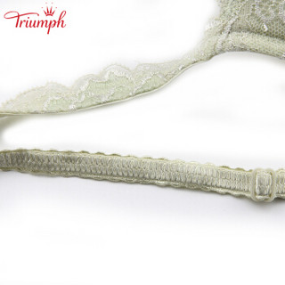 Triumph 黛安芬 10174990 女士蕾丝文胸 80C 绿色 