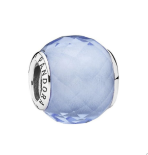 PANDORA 潘多拉 791499SBQ 天蓝色小切面琉璃串珠 