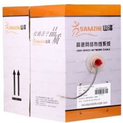 山泽(SAMZHE)SZ-4305 工程级五类网线 无氧铜高速CAT5类非屏蔽网线 工程家装网络布线专用箱线 305米
