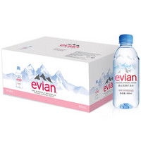 黑卡会员：evian 依云 天然矿泉水 330ml*24瓶