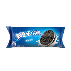 奥利奥Oreo早餐休闲零食蛋糕糕点夹心饼干原味58g *2件