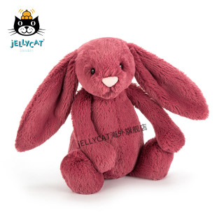 jELLYCAT 邦尼兔 经典害羞系列 浆果色 31cm