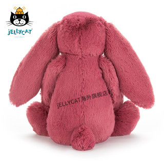 jELLYCAT 邦尼兔 经典害羞系列 浆果色 31cm