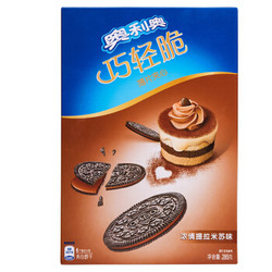 OREO 奥利奥 轻脆薄片夹心饼干 浓情提拉米苏味 285g *2件