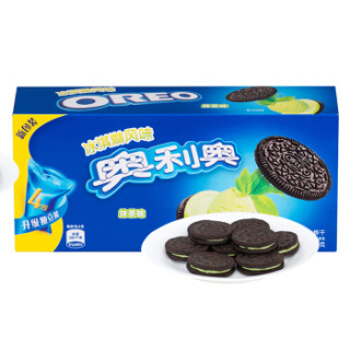 奥利奥Oreo早餐休闲零食蛋糕糕点冰淇淋夹心饼干抹茶味194g