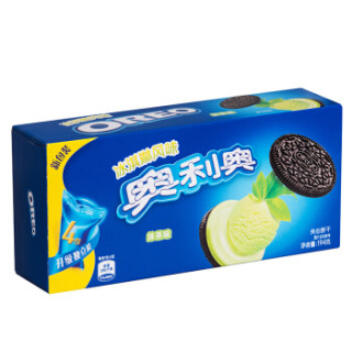 奥利奥Oreo早餐休闲零食蛋糕糕点冰淇淋夹心饼干抹茶味194g