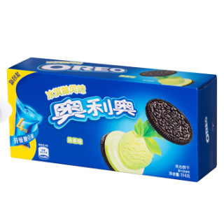 奥利奥Oreo早餐休闲零食蛋糕糕点冰淇淋夹心饼干抹茶味194g