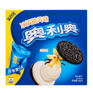 OREO 奥利奥 夹心饼干 冰淇淋香草味 388g