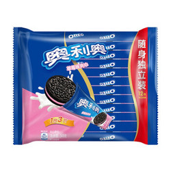 Oreo 奥利奥 夹心饼干 草莓味 349g