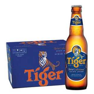 虎牌啤酒（TIGER） 原味 330ml*24瓶 整箱装