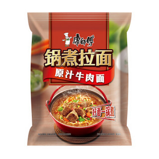 Tingyi 康师傅 锅煮拉面 原汁牛肉煮面 100g*5包