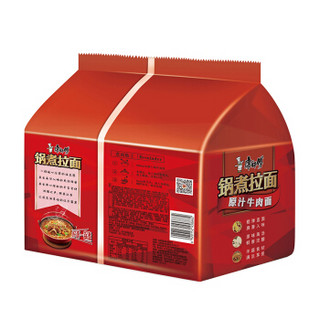 Tingyi 康师傅 锅煮拉面 原汁牛肉煮面 100g*5包