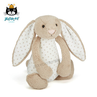 jELLYCAT 邦尼兔 经典害羞系列 Starry邦尼兔 米色 31cm