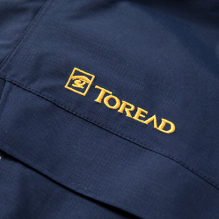 TOREAD 探路者 TAWE91603 男款抓绒户外三合一冲锋衣 藏蓝 XXL