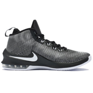 NIKE 耐克 AIR MAX INFURIATE MID 男子篮球鞋 44 黑白