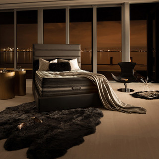 SIMMONS 席梦思 Beautyrest Black 甜梦黑标系列 Sonya Luxury Firm Pillow Top 床垫  1520mm*203mm