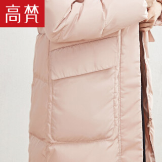 GOLDFARM 高梵 G1170481 女士中长款羽绒服 贝壳粉 175/XXL