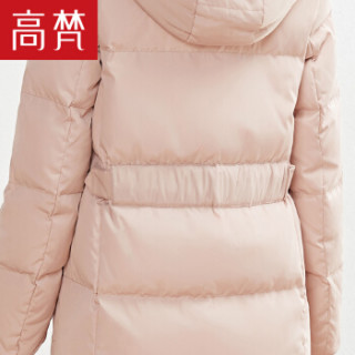 GOLDFARM 高梵 G1170481 女士中长款羽绒服 贝壳粉 175/XXL