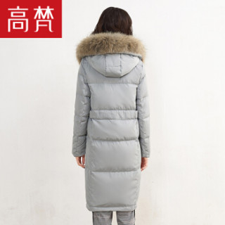 GOLDFARM 高梵 G1170481 女士中长款羽绒服 灰色 165/L