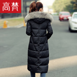 GOLDFARM 高梵 GY1513035A 女士羽绒服 黑色 175/XXL