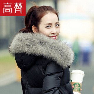 GOLDFARM 高梵 GY1513035A 女士羽绒服 黑色 175/XXL