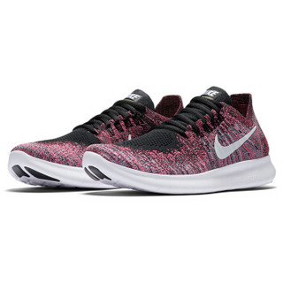 NIKE 耐克 FREE RN FLYKNIT 女子跑步鞋 赛车粉 38.5码 