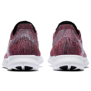 NIKE 耐克 FREE RN FLYKNIT 女子跑步鞋 赛车粉 38.5码 