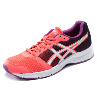 ASICS 亚瑟士 PATRIOT 8 女款透气跑步鞋 粉色/白色/淡紫色 37码