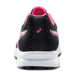ASICS 亚瑟士 PATRIOT 8 女款透气跑步鞋 黑色/粉色/白色 37码