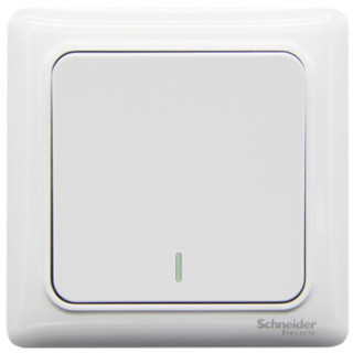 Schneider Electric 施耐德电气 Brillyn睿意系列 A3E31_1A 单联开关面板 白色