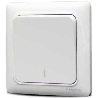 Schneider Electric 施耐德电气 Brillyn睿意系列 A3E31_1A 单联开关面板 白色