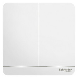 Schneider Electric 施耐德电气 AvatarOn绎尚系列 E8332L1LED_WE_C1 二开单控开关 镜瓷白 带LED灯款