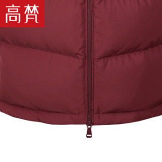 GOLDFARM 高梵 G1170440 女士中长款羽绒服 深酒红 175/XXL